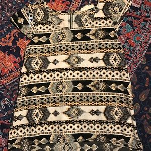 Tribal short sleeve top